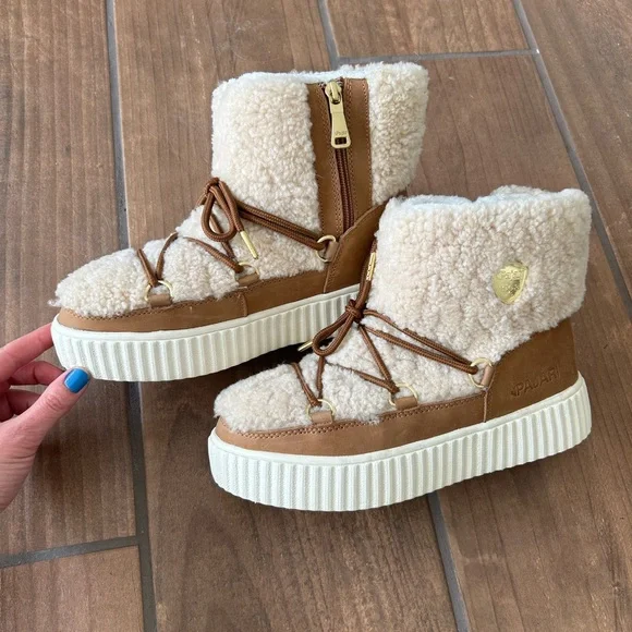 NWOT PAJAR Canada Womens Ceria Shearling Waterproof Winter Boots - Picture 2 of 5
